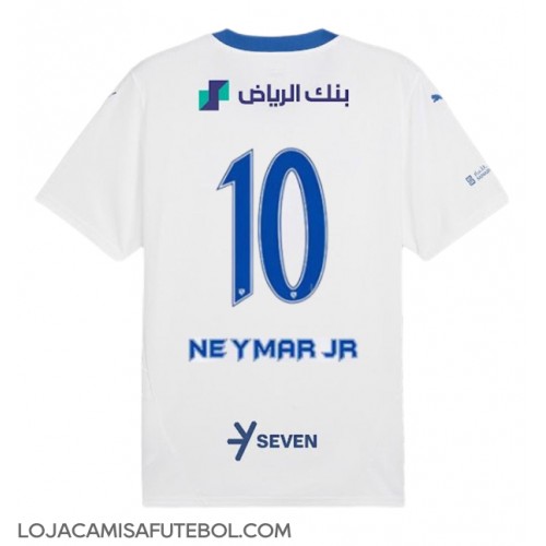 Camisa de Futebol Al-Hilal Neymar Jr #10 Equipamento Secundário 2024-25 Manga Curta